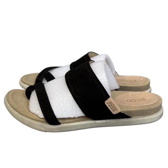 ECCO Damara サンダル ブラック 38 Ecco | Shoes | Ecco Black And Tan Damara Sandal Womens Size 39 8